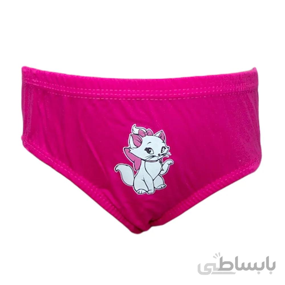 شورت پنبه اسلیپ رنگ های راکتیو دخترانه ارغوان