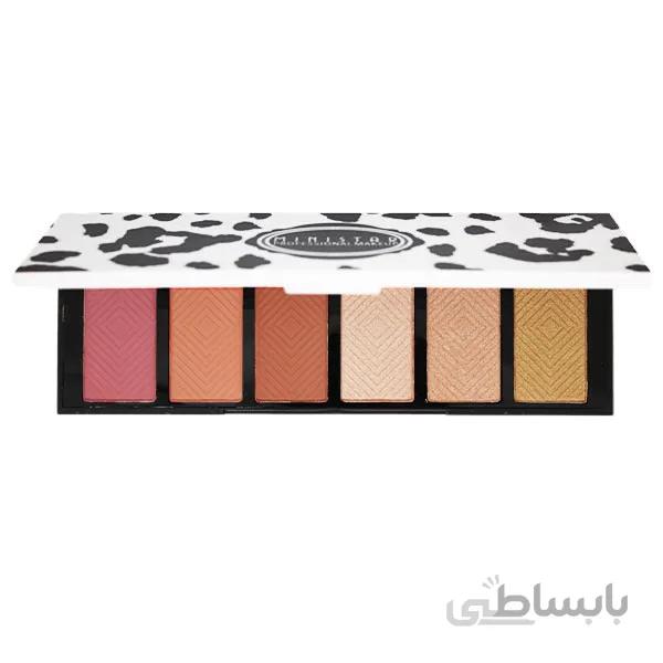 پالت کانتور ۶ عددی مینی استار مدل آیکونیک لایتس (Ministar Professional Makeup Iconic Lights And Contour Pro-Code 02)