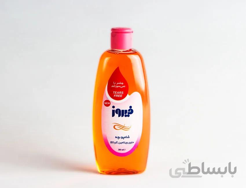 شامپو بچه ویتامینه فیروز حاوی ویتامین E و B5