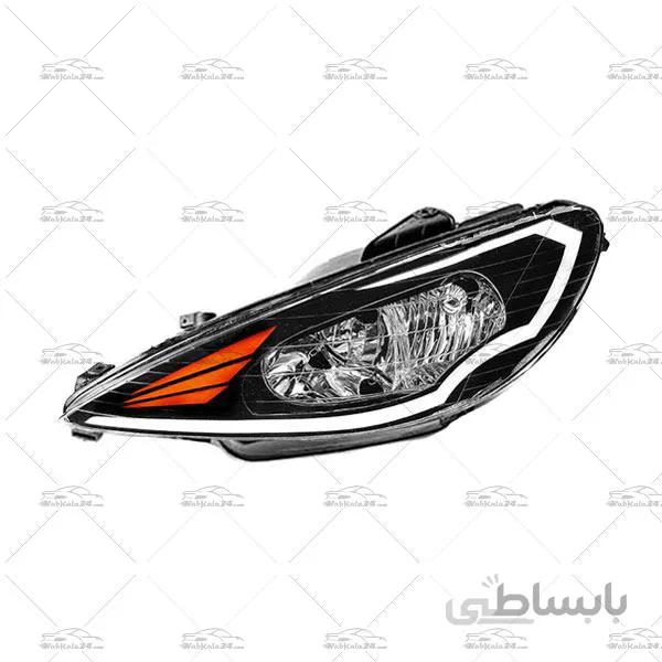 چراغ جلو اسپرت پژو 206 طرح کادنزا