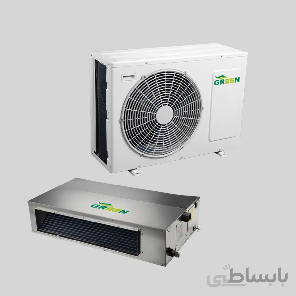 داکت اسپلیت گرین R410A معتدل GDS-36P1T1/R1 ا GREEN GDS-36P1T1/R1
