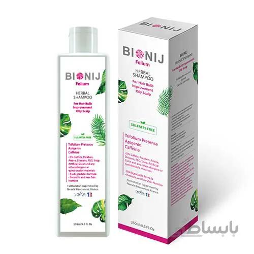شامپو گیاهی پوست سر چرب بیونیج