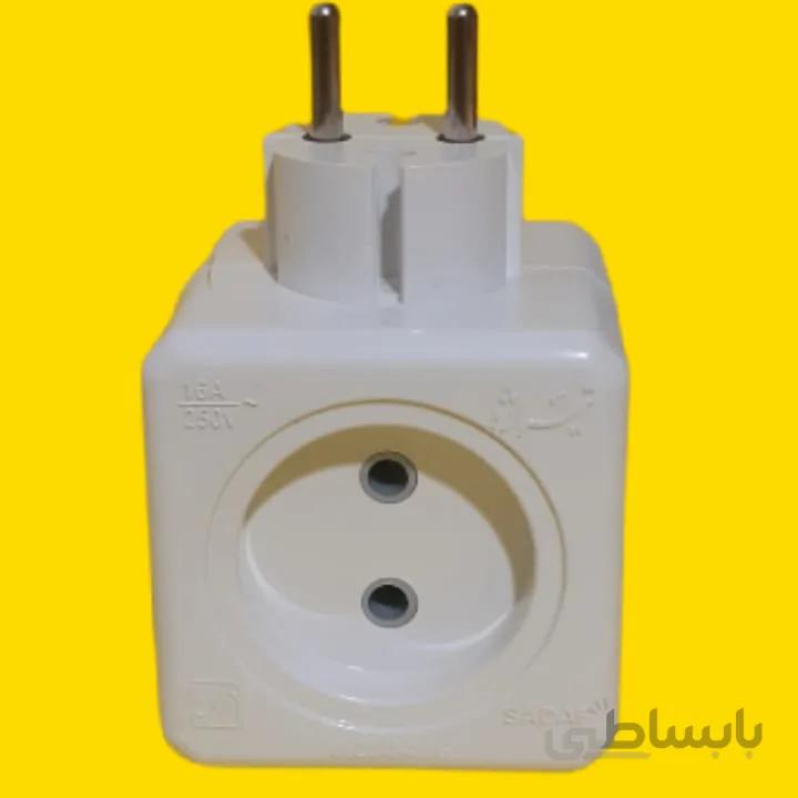 چهار راه دوشاخه دار بدون ارت تیراژه مدل صدف