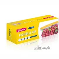 کيسه فريزر دبل زیپ سایز 25*30 بادوک