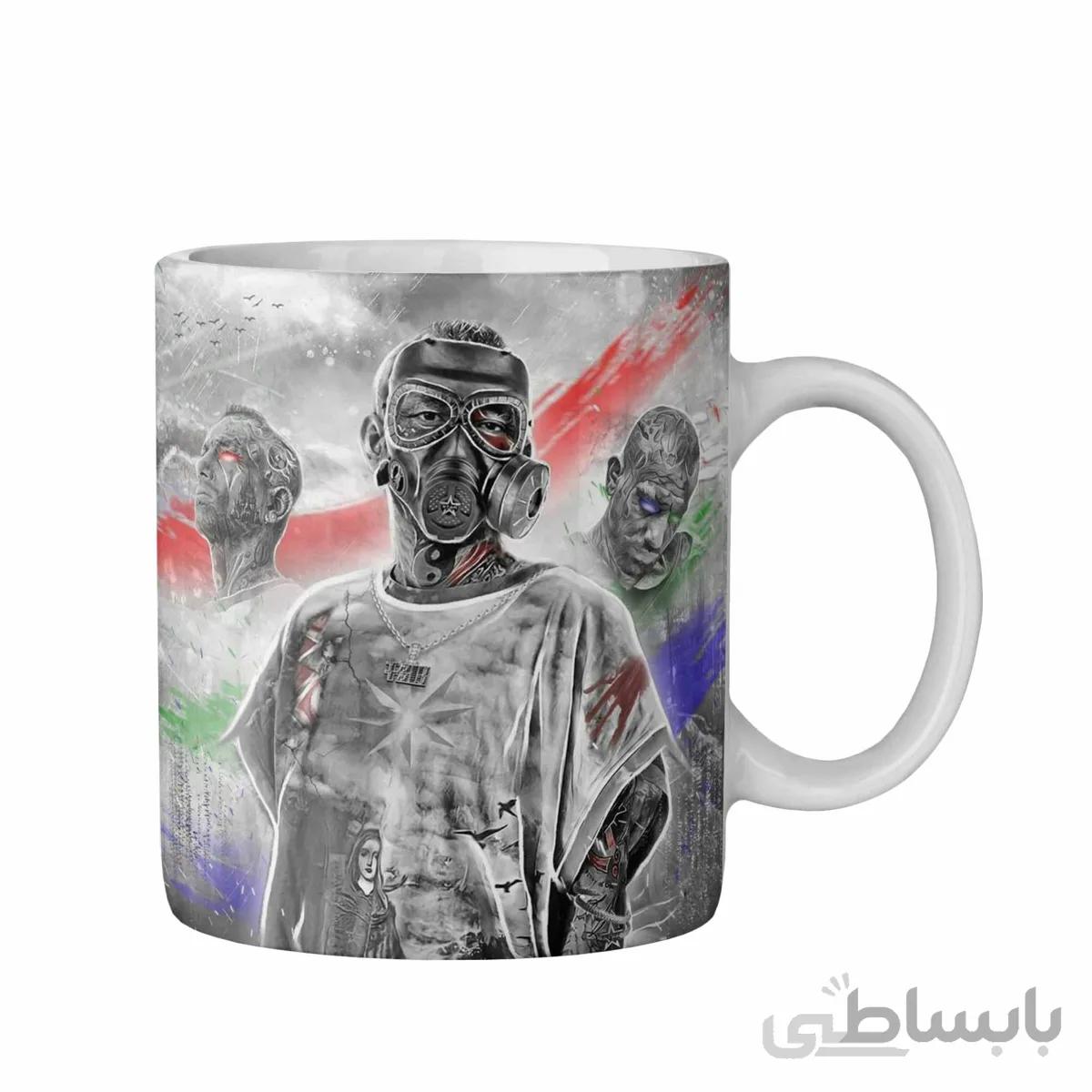 ماگ طرح خواننده تتلو Tataloo کد 284792