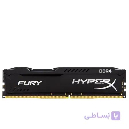 رم دسکتاپ DDR4 تک کاناله 2400 مگاهرتز کینگستون CL15 HyperX FURY ظرفیت 8 گیگابایت