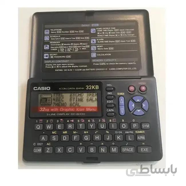 دفتر یادداشت الکترونیک کاسیو dc-8000