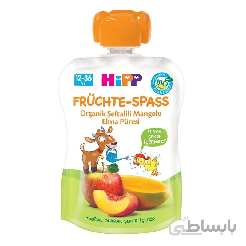 پوره ساندیسی ارگانیک انبه، هلو و سیب هیپ Hipp