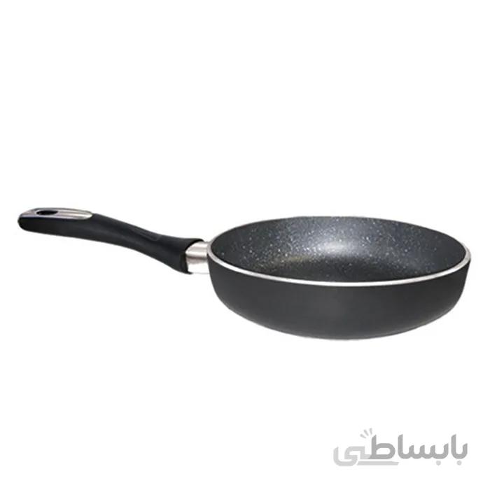 تابه تک دسته سایز 22 گرانیتا نوک مدادی زرساب کد GT-222B