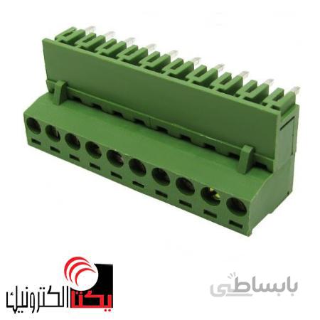 ترمینال فونیکس 10 پین رایت انگل بافاصله پایه 5.08