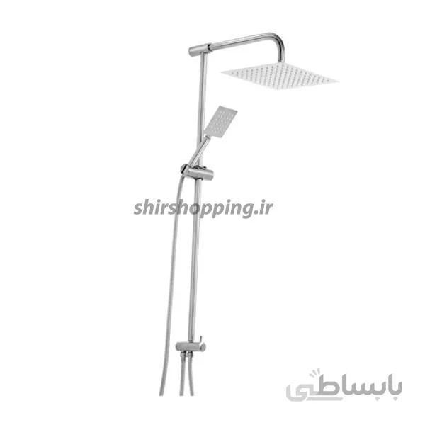 دوش دو منظوره کسری مدل دیبا کروم مات