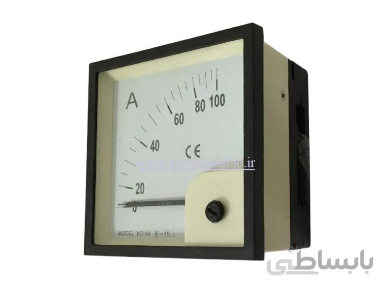 آمپر متر تکی آنالوگ (1000-0) ابعاد (96*96) Ziegler