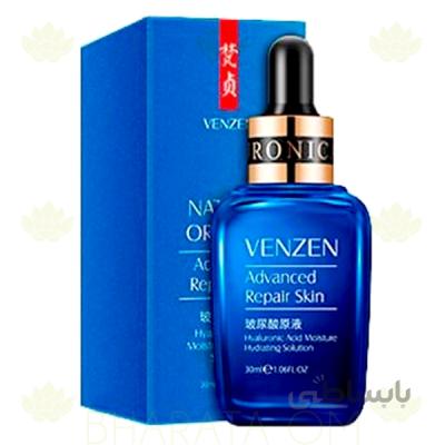 سرم ترمیم کننده و آبرسان هیالورونیک اسید ونزن VENZEN Natural Advanced Repair Skin Hyaluronic