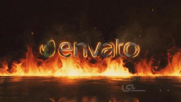 پروژه آماده افترافکت : لوگو آتش Fire Logo 22839184