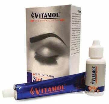 کیت رنگ ابرو ویتامول Vitamol شماره B1 بلوند متوسط حجم 30 میل