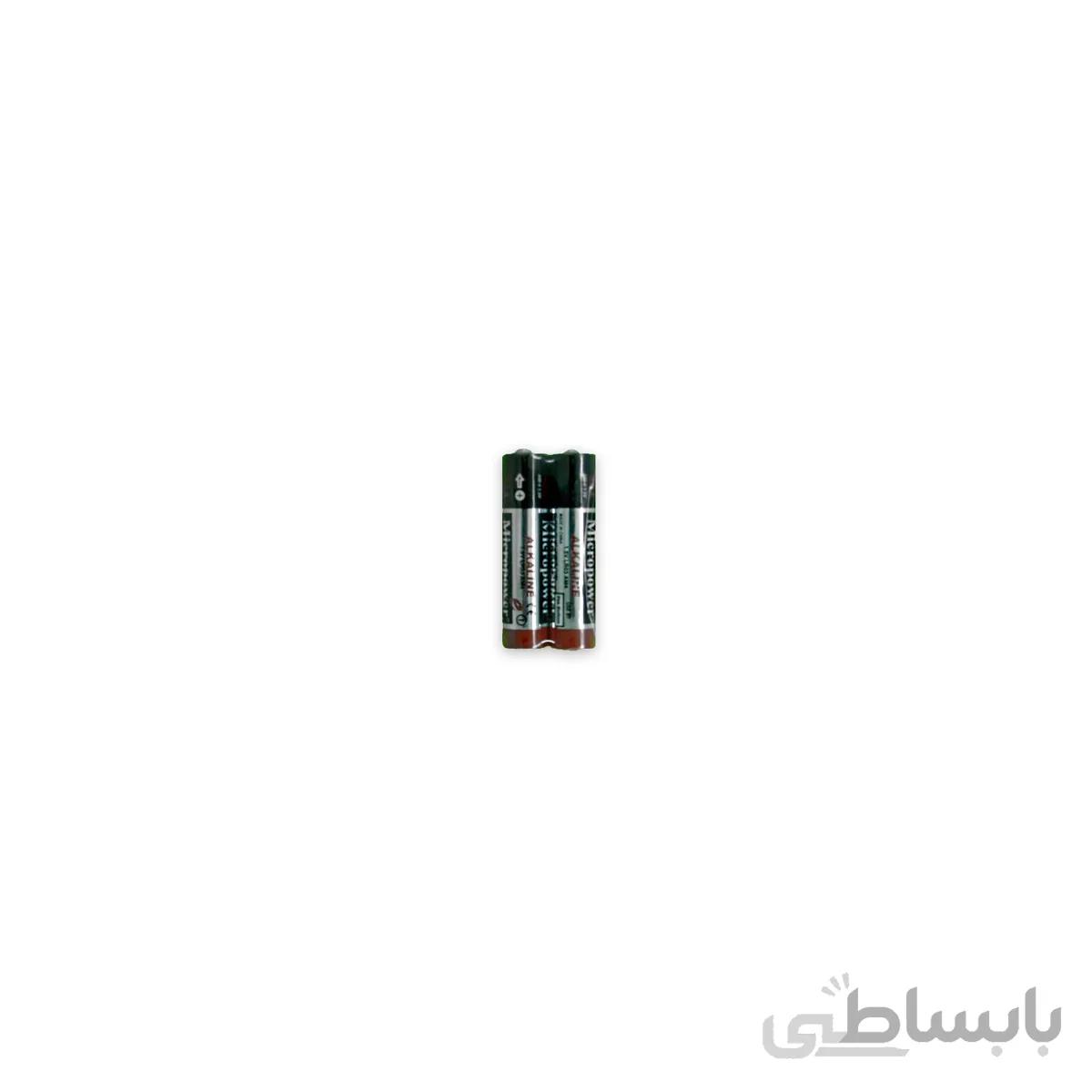 یک جفت باطری نیم قلم آلکالاین میکرو پاور MICROPOWER ALKALINE