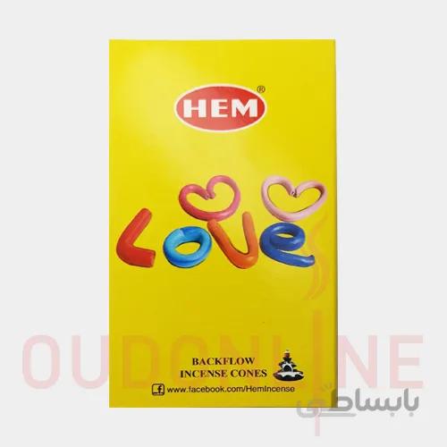عود خوشبو کننده آبشاری هِم Hem مدل عشق (لاو) Love