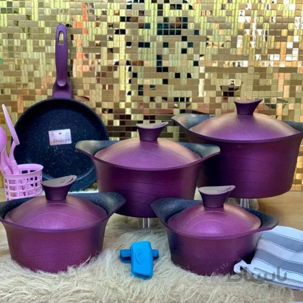 سرویس قابلمه ۱۹ پارچه گرانیتی(AKDENIZ) کد 590406
