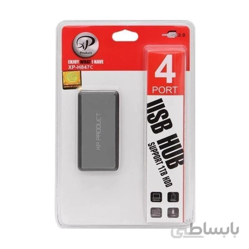 هاب 4 پورت USB 2.0 ایکس پی پروداکت مدل XP H847D