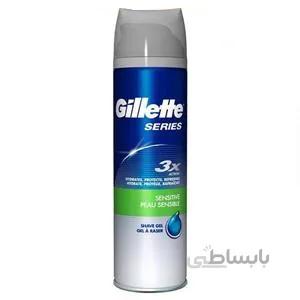 فوم اصلاح ژیلت سری 3X مدل Sensitive حجم 250 میل