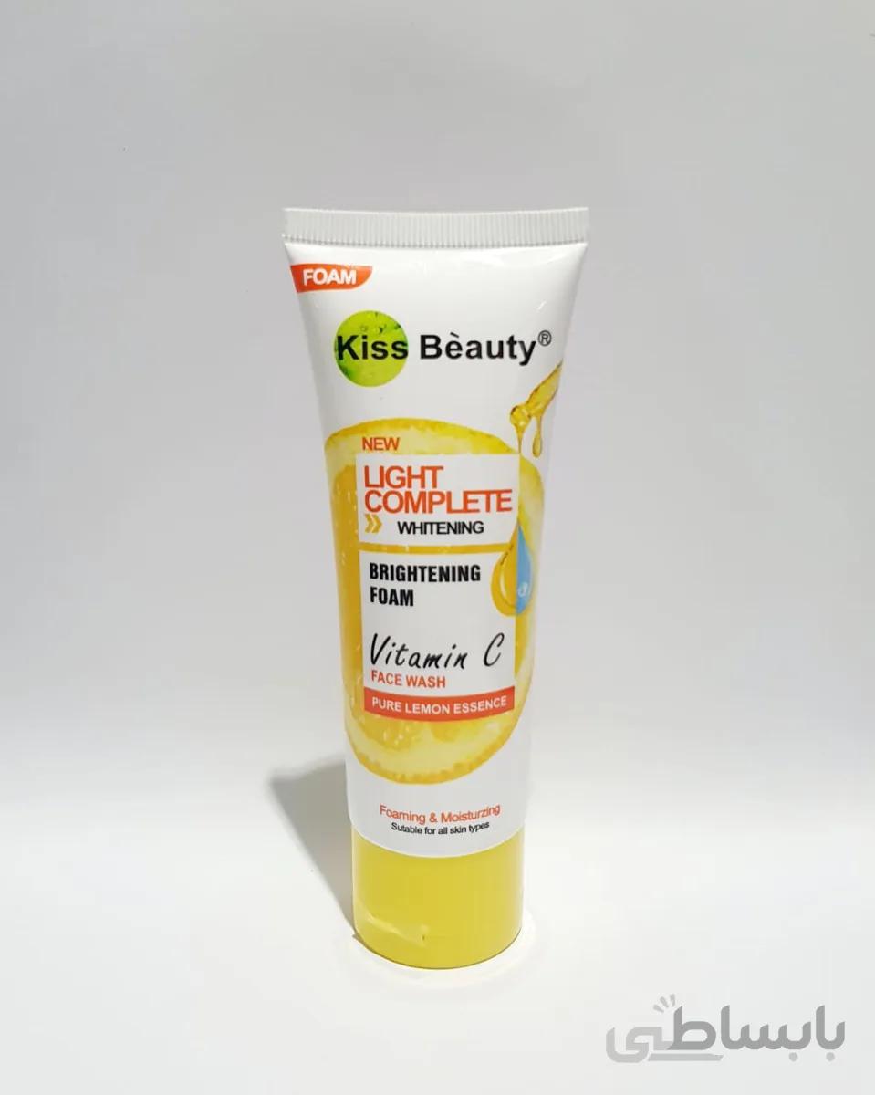 فوم شستشوی صورت ویتامین سی کیس بیوتی Kiss Beauty Vitamin C Facial Foam