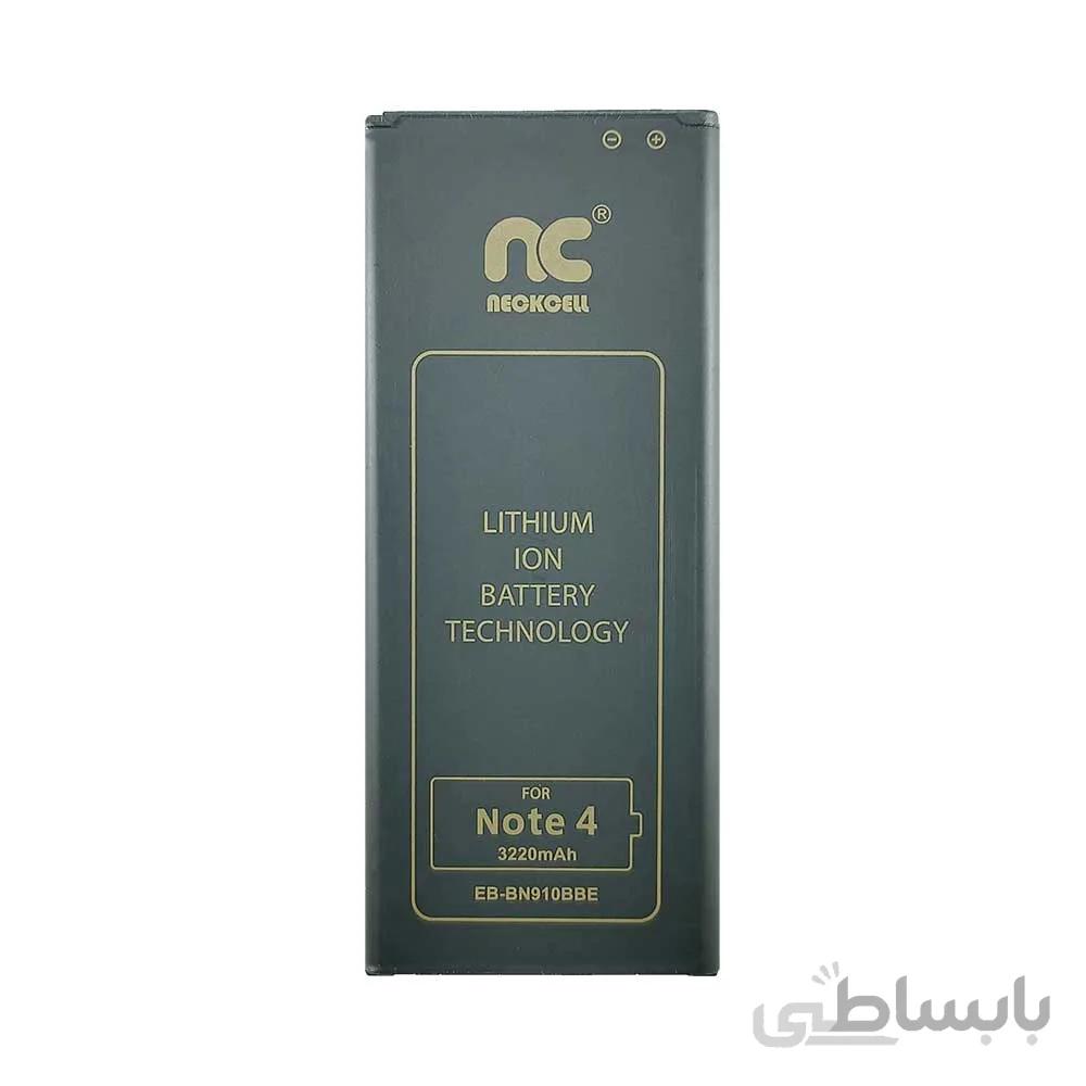 باتری تقویت شده سامسونگ Samsung Galaxy Note 4 برند نکسل ا Battery Samsung Galaxy Note 4 Neckcell - EB-BN910BBE