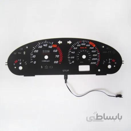 صفحه کیلومتر نئون دار پژو 405 قدیم