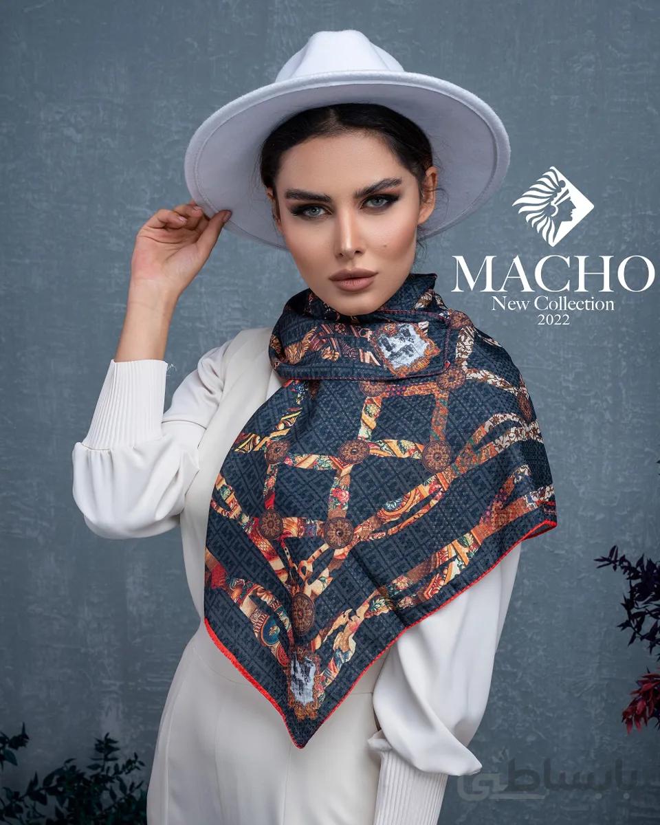 روسری مینی نخی ژاکارد ماچو 2945
