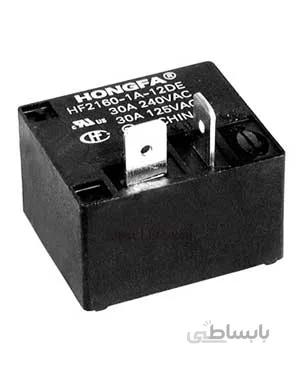 رله مینیاتوری هونگفا 24 ولت 30 آمپر HF2160-1A-24DET