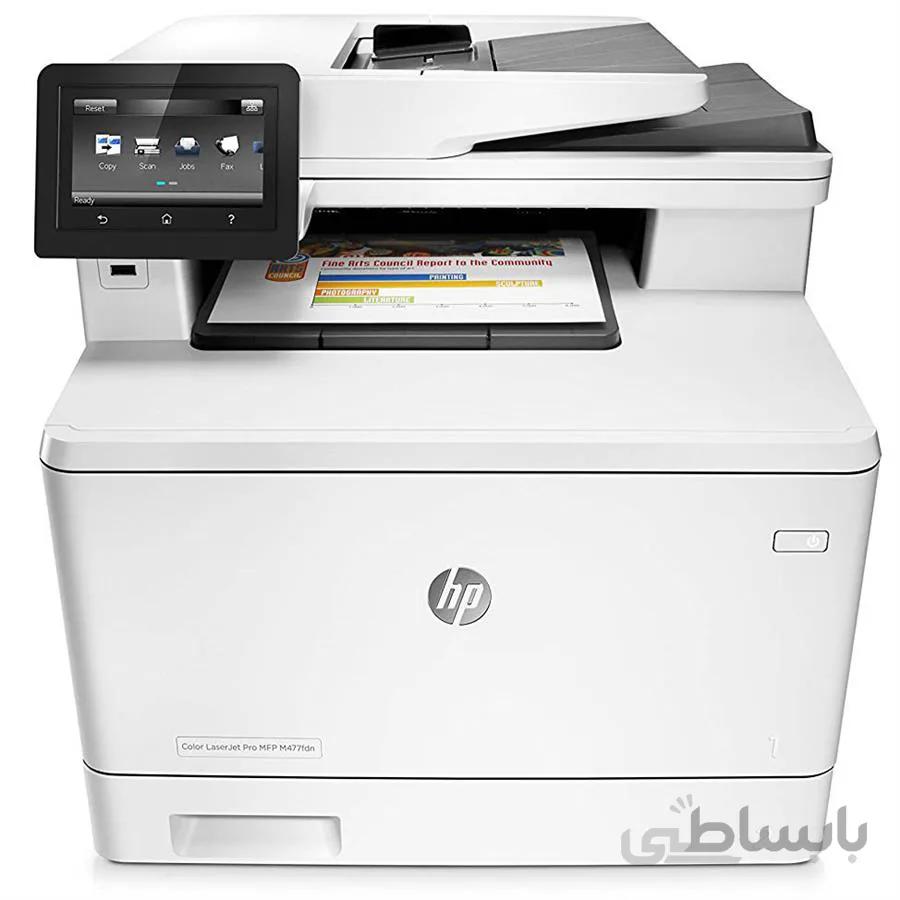 پرینتر چندکاره لیزری رنگی اچ پی مدل LaserJet Pro MFP M477fdn ا HP LaserJet Pro MFP M477fnd Color Multifunction Printer