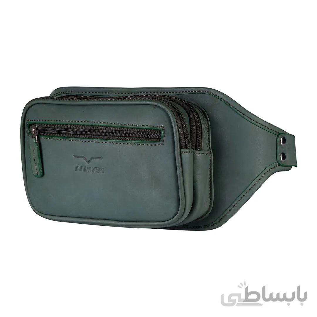 کیف کمری چرم طبیعی آروین چرم کد AR-303