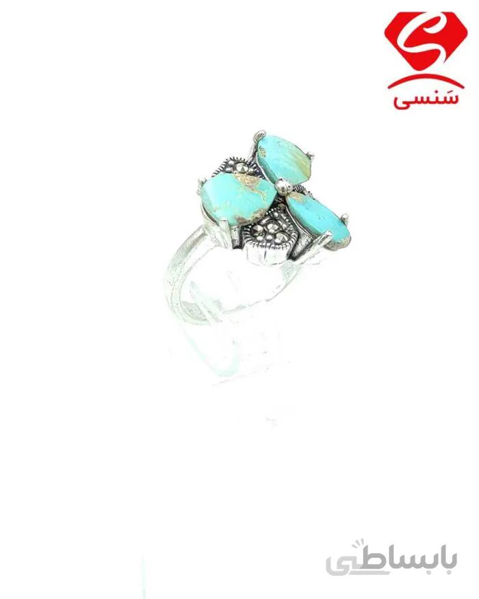 انگشتر نقره فیروزه کد302