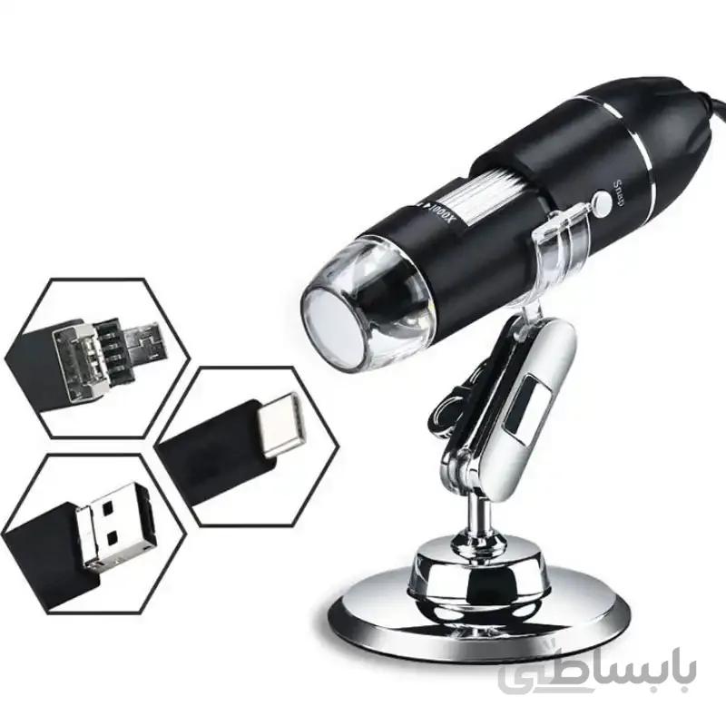 میکروسکوپ دیجیتال مدل 3USB-1600X با سه خروجی USB،