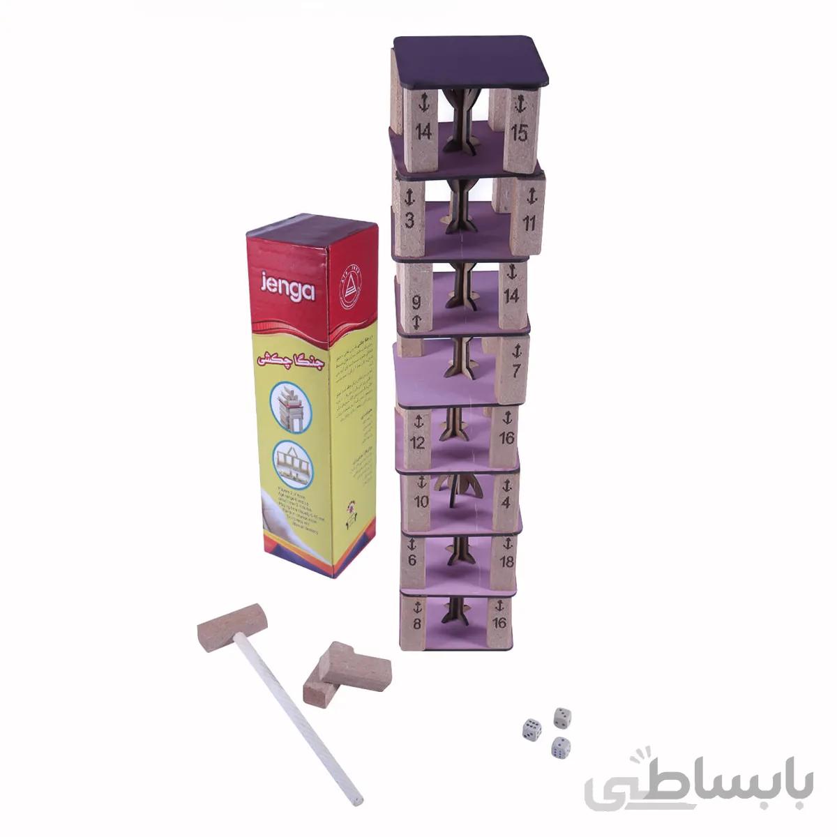 بازی فکری مدل جنگا چکشی