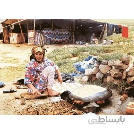 نخ و نقشه تابلو فرش ایرانی کد-24 نان پز