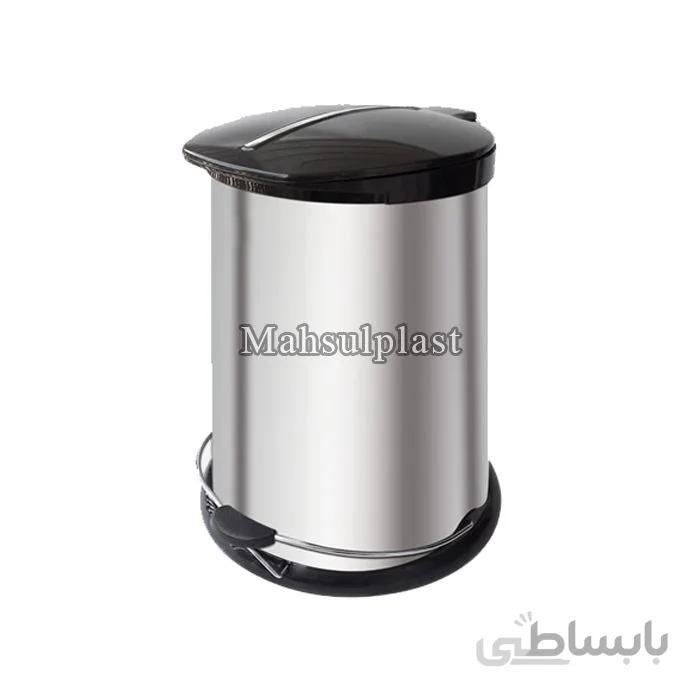 سطل زباله استیل 20 لیتری NP45