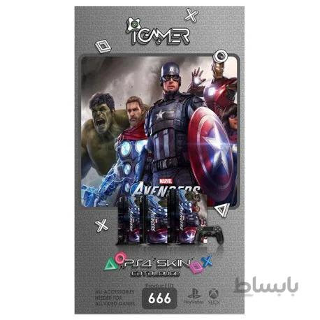 Ps4 Skin For Pro Marvel Avengers Design