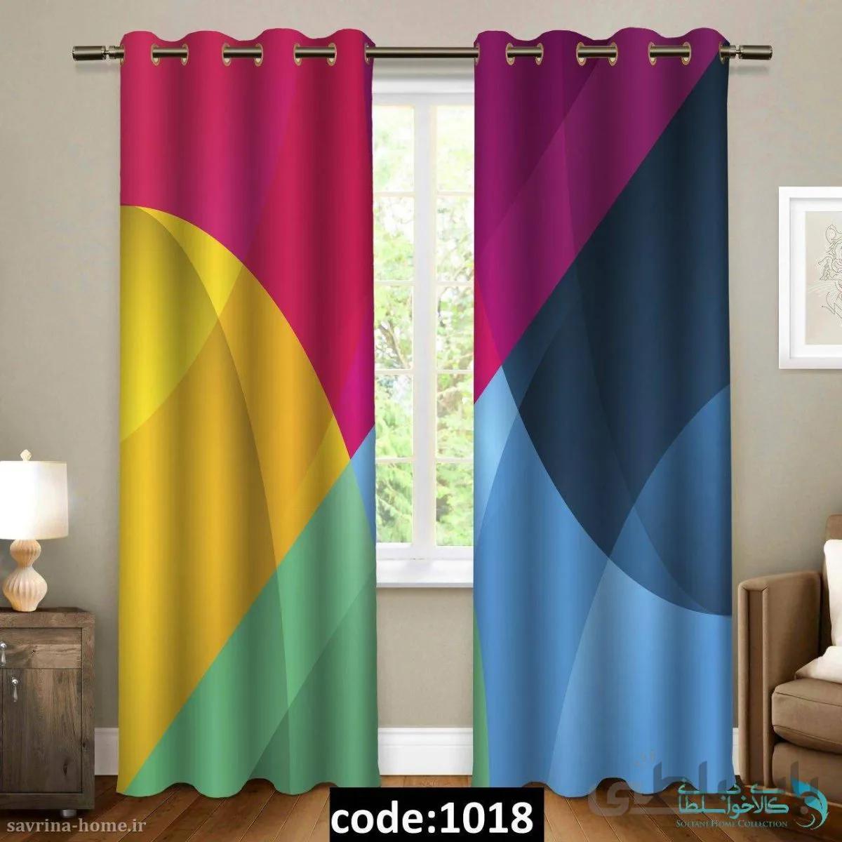 پرده پانچی طرح نارون مدل Sh-1018