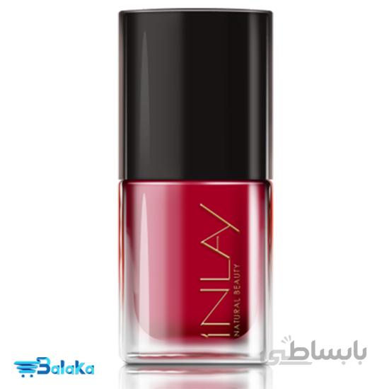 لاک ناخن این لی مدل Red Velvet شماره 12 ا INLAY Red Velvet Nail Polish 12