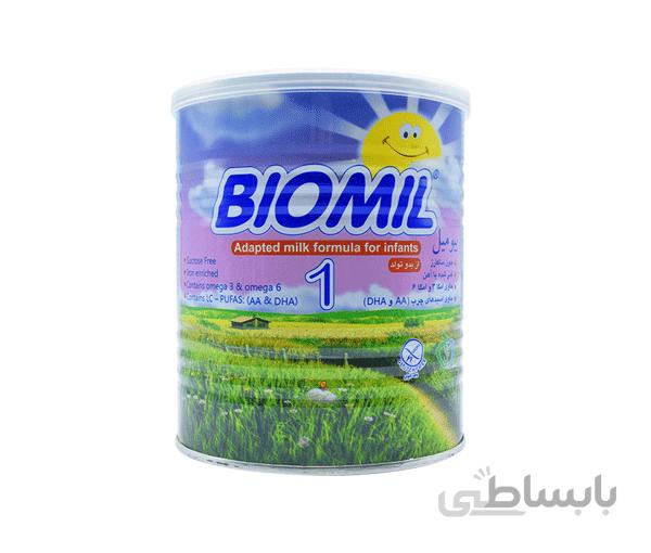 شیرخشک بیومیل 1 فاسکا مناسب از بدو تولد تا ۶ ماهگی (400 گرم)