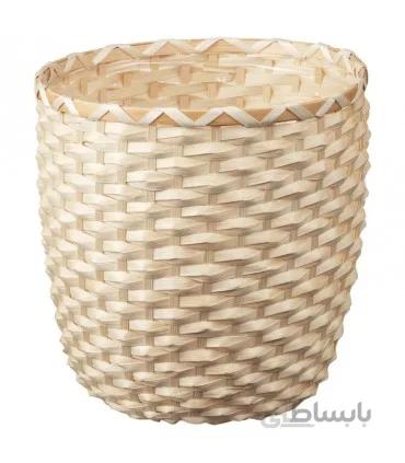 گلدان بامبو ایکیا مدل KAFFEBÖNA سایز ۲۶ سانتی متری