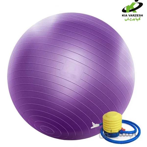 توپ بدنسازی مدل جیم ایگل سایز 75 به همراه تلمبه ا Jim Eagle size 75 bodybuilding ball with pump