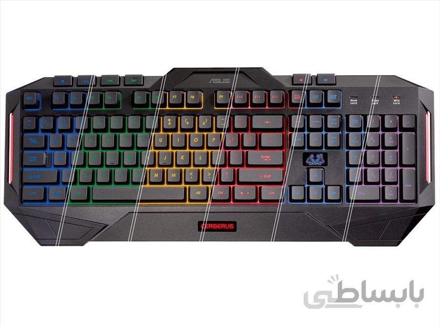 کیبورد گیمینگ ایسوس مدل Cerberus Keyboard MKII ا Cerberus Keyboard MKII Gaming Keyboard
