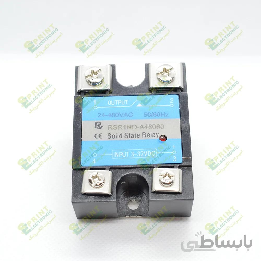 رله الکترونیکی SSR پیچ خور تک فاز 60 آمپر DC/AC