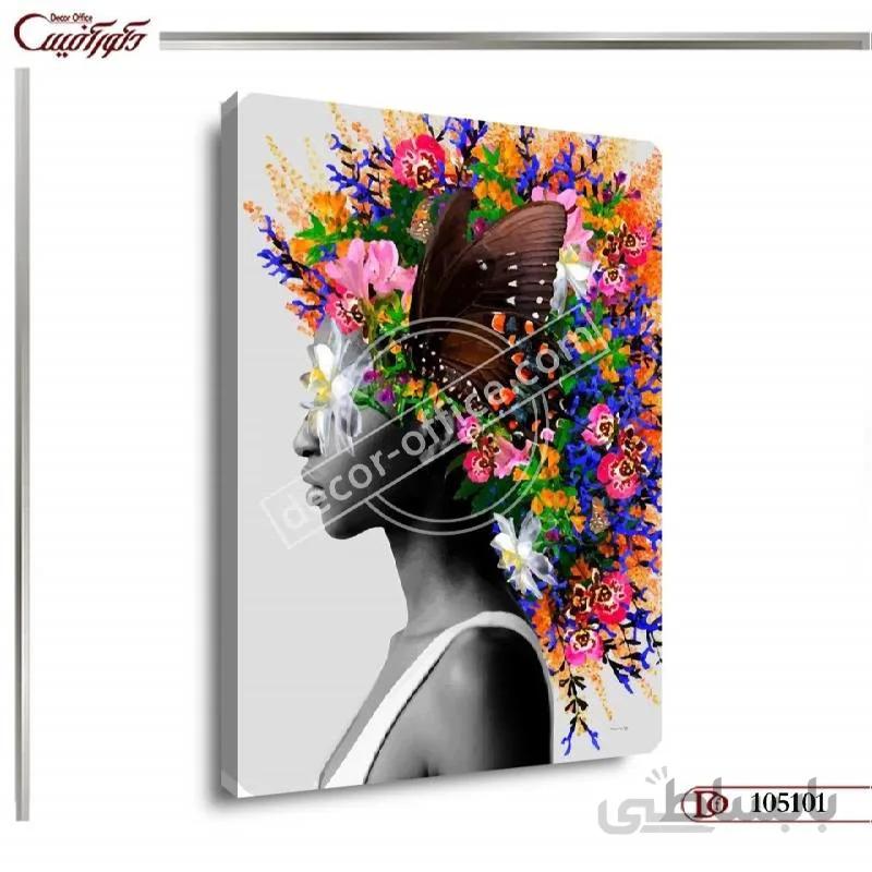 تابلو دکوراتیو چهره مدرن 5101 ا Modern face decorative paintings 5101