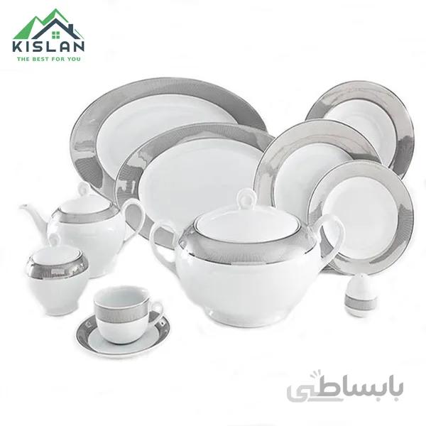 سرویس چینی زرین پالادیوم 12 نفره 102 پارچه