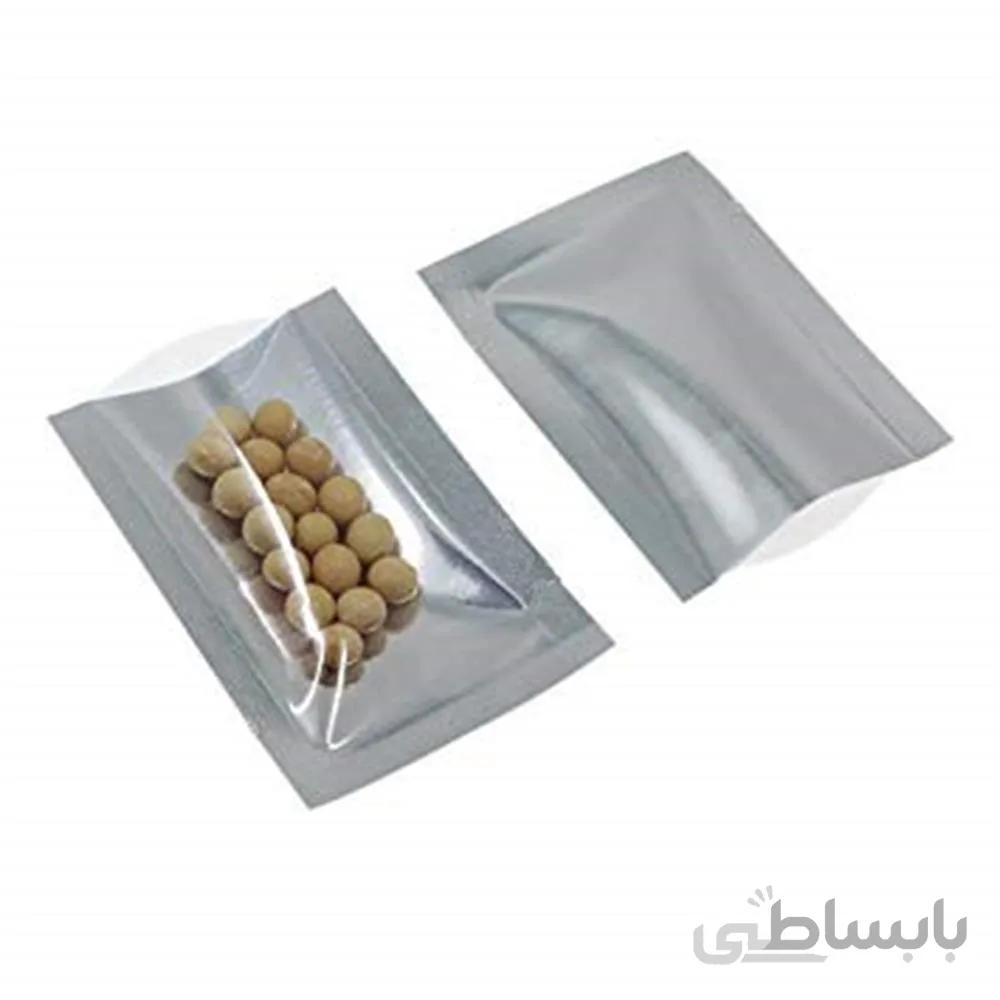 بسته ده کیلو گرمی پاکت یک طرف متالایز یک طرف شفاف-سه طرف دوخت-سایز 13*10 ا one side metallized, one side of the transparent-side stitching-size 12*8