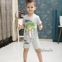 ست تیشرت و شلوارک بچه گانه پسرانه شیک کد 718 - فروشگاه اینترنتی بچه شیک