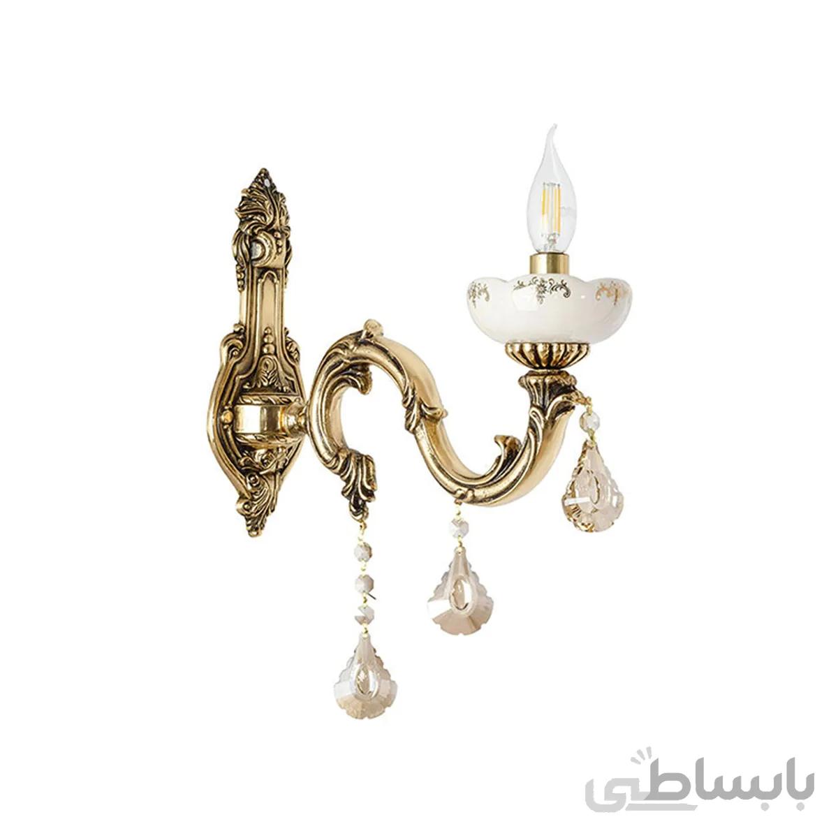 چراغ دیواری یک شعله چشمه نور کد C2550/1W