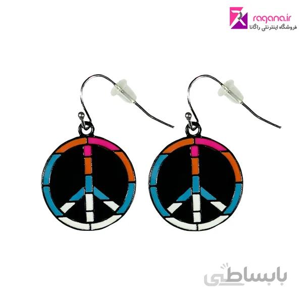 گوشواره زنانه طرح صلح کد RG-ER 100